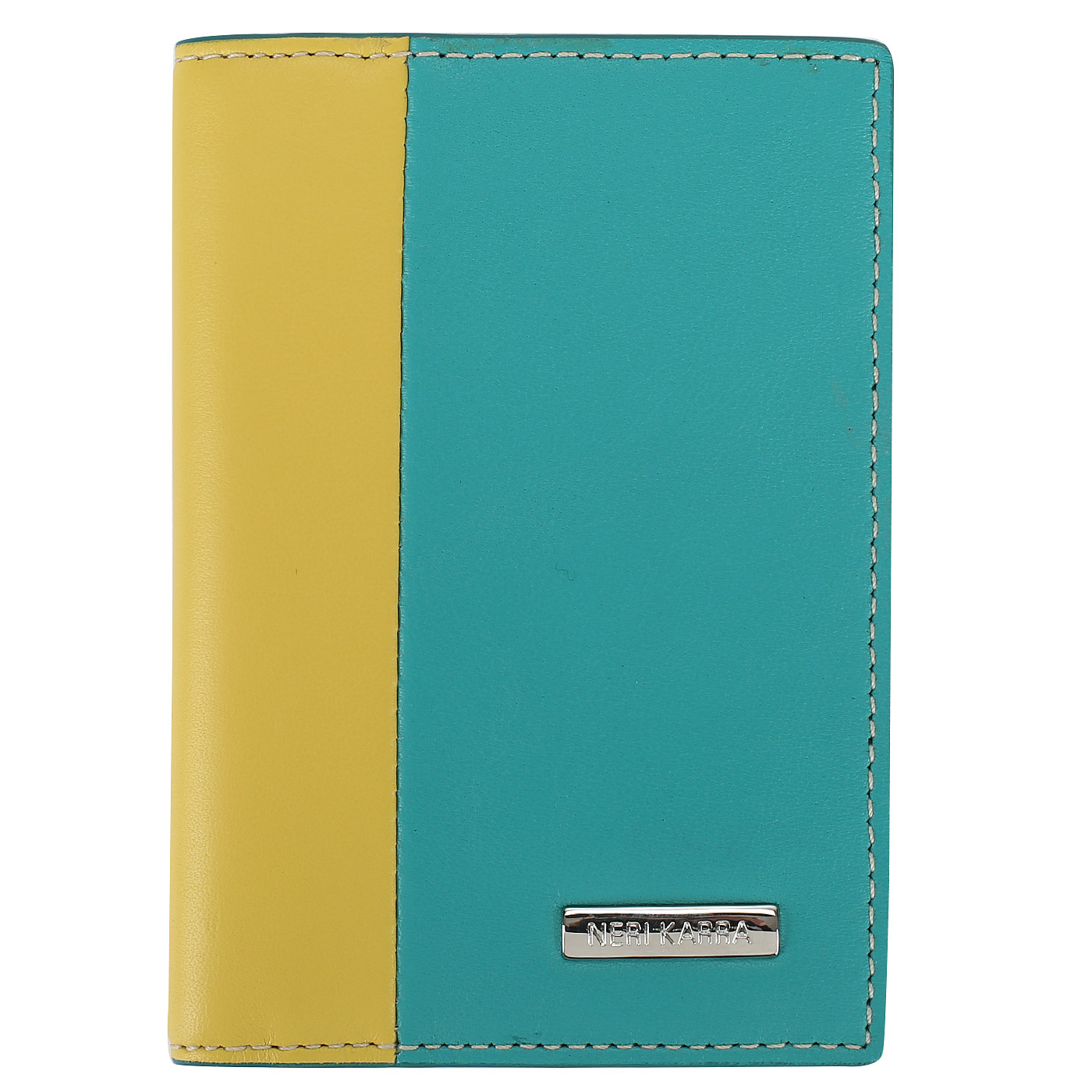 Neri Karra Вертикальная визитница из кожи