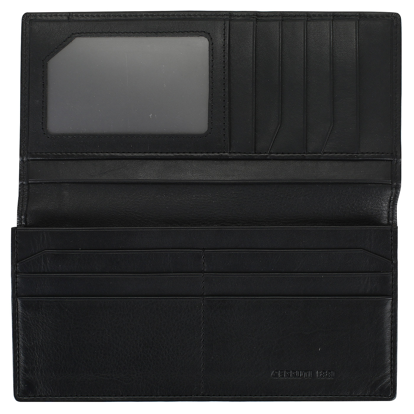 Черное портмоне из кожи Cerruti 1881 Dubai