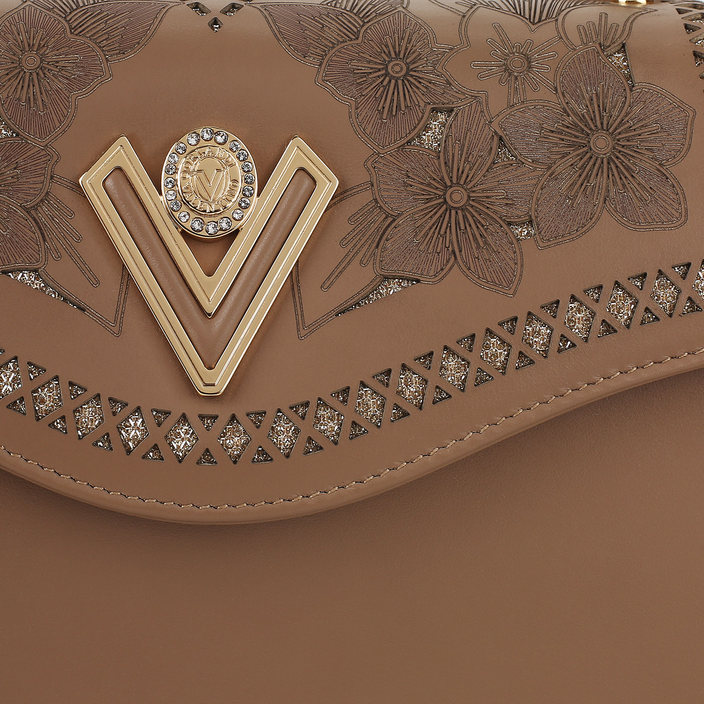 Сумка через плечо с цепочкой Valentino Orlandi Violet
