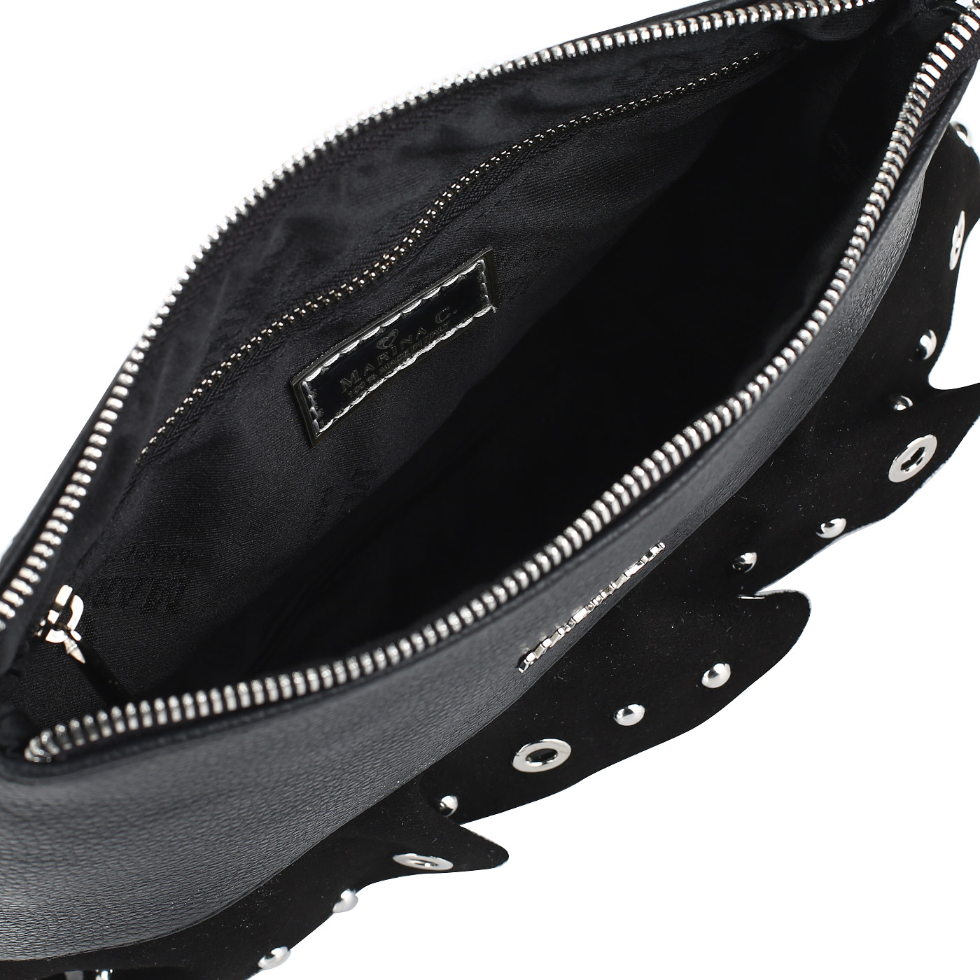 Кожаная сумочка на молнии Marina Creazioni 