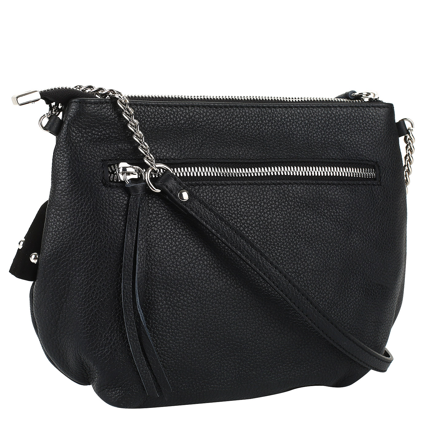 Кожаная сумочка на молнии Marina Creazioni 