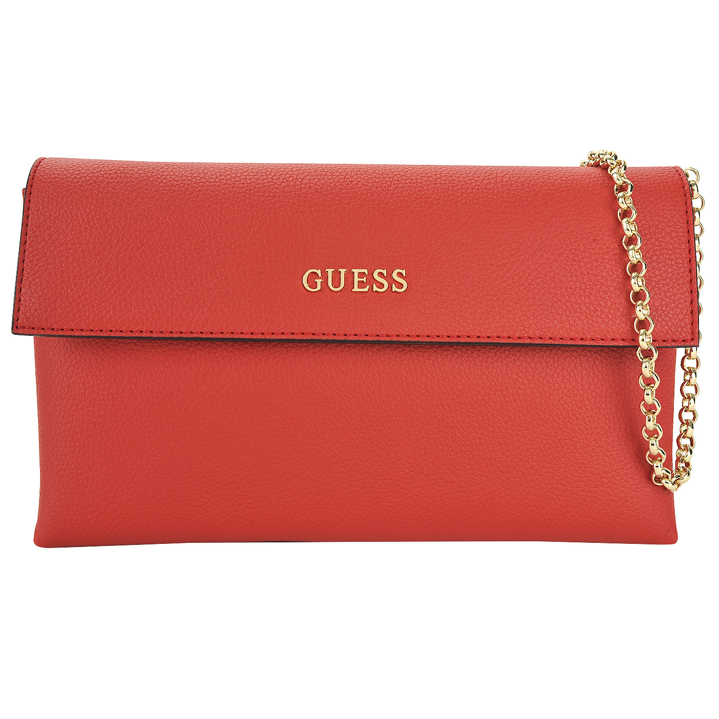 Женская сумка через плечо красного цвета Guess Tulip