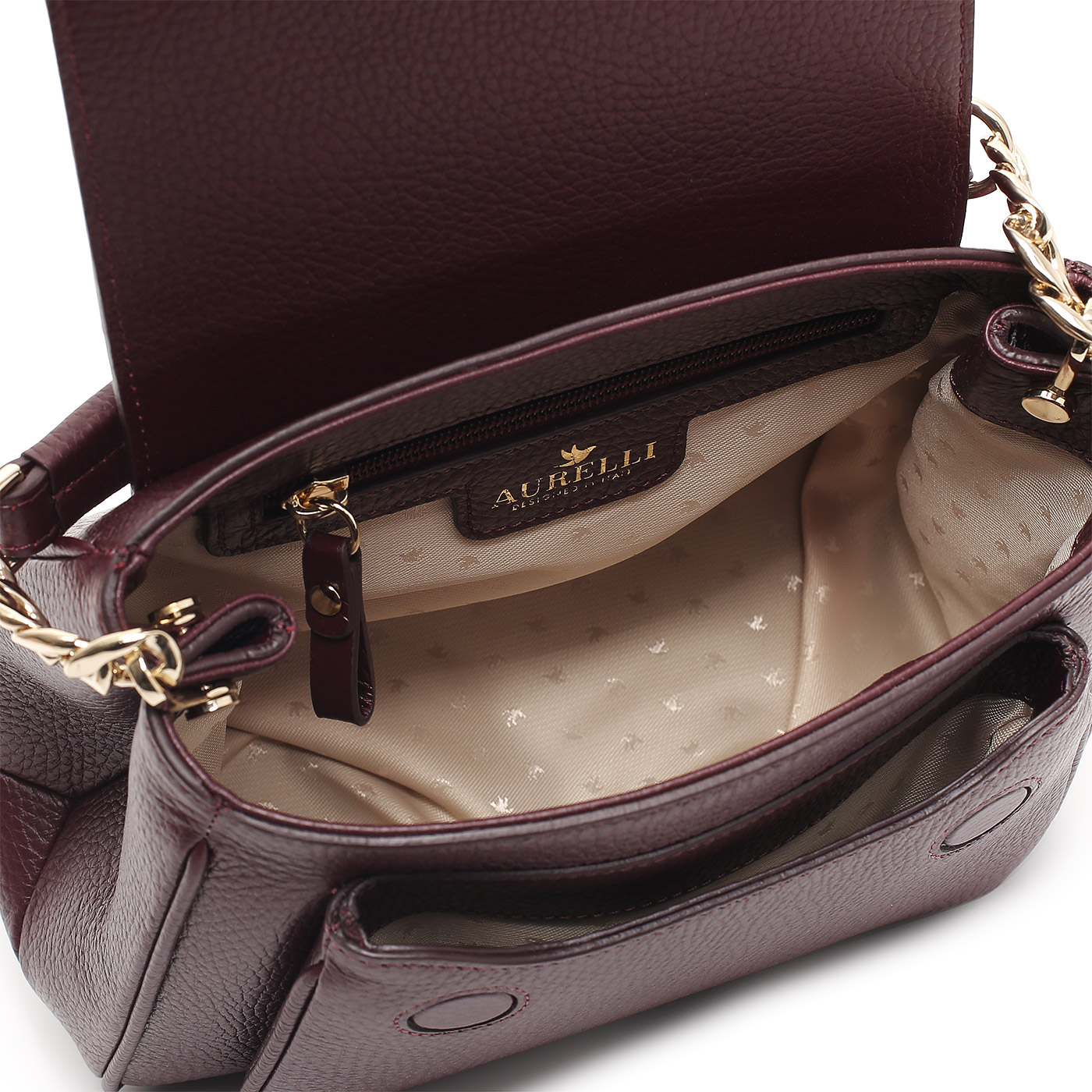 Кожаная сумка Aurelli Soft