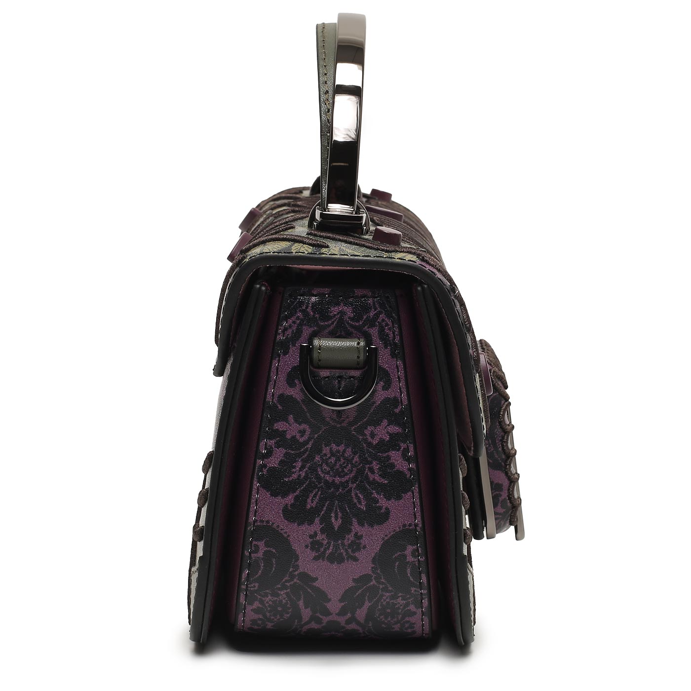 Кожаная сумка с вышивкой Cromia It Zeia