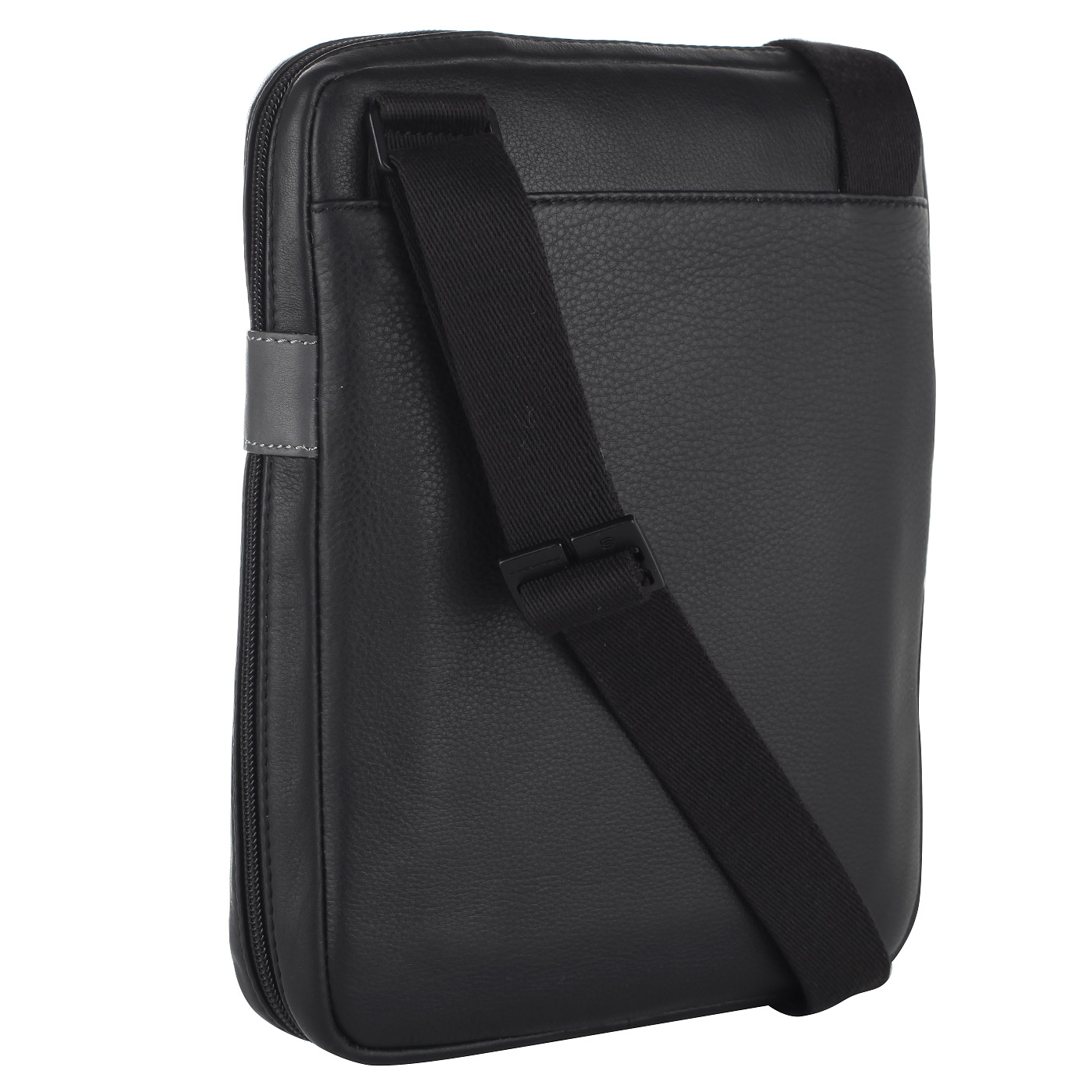 Мужская сумка-планшет из черной кожи Piquadro Pulse