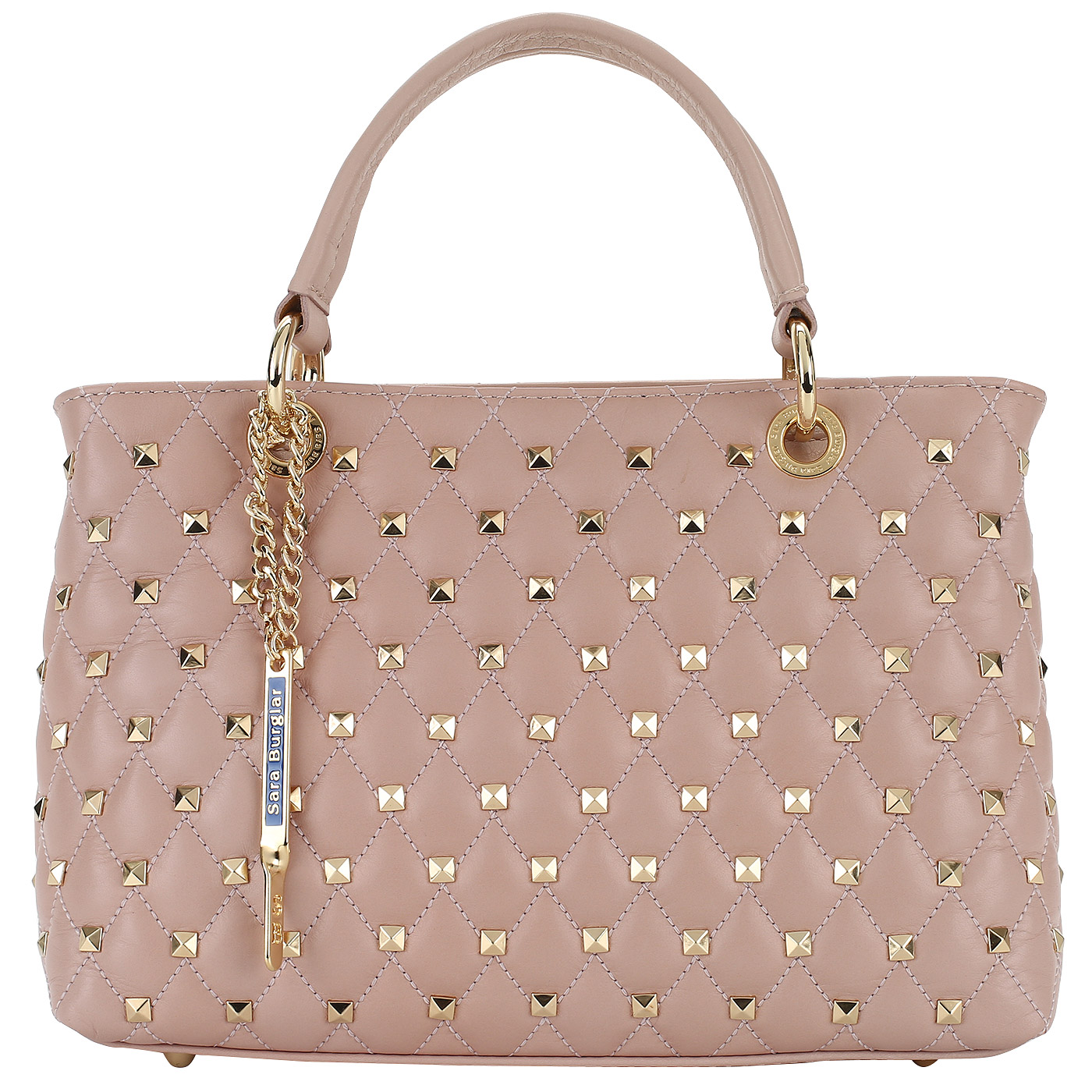 Sara Burglar Кожаная сумка с клепками