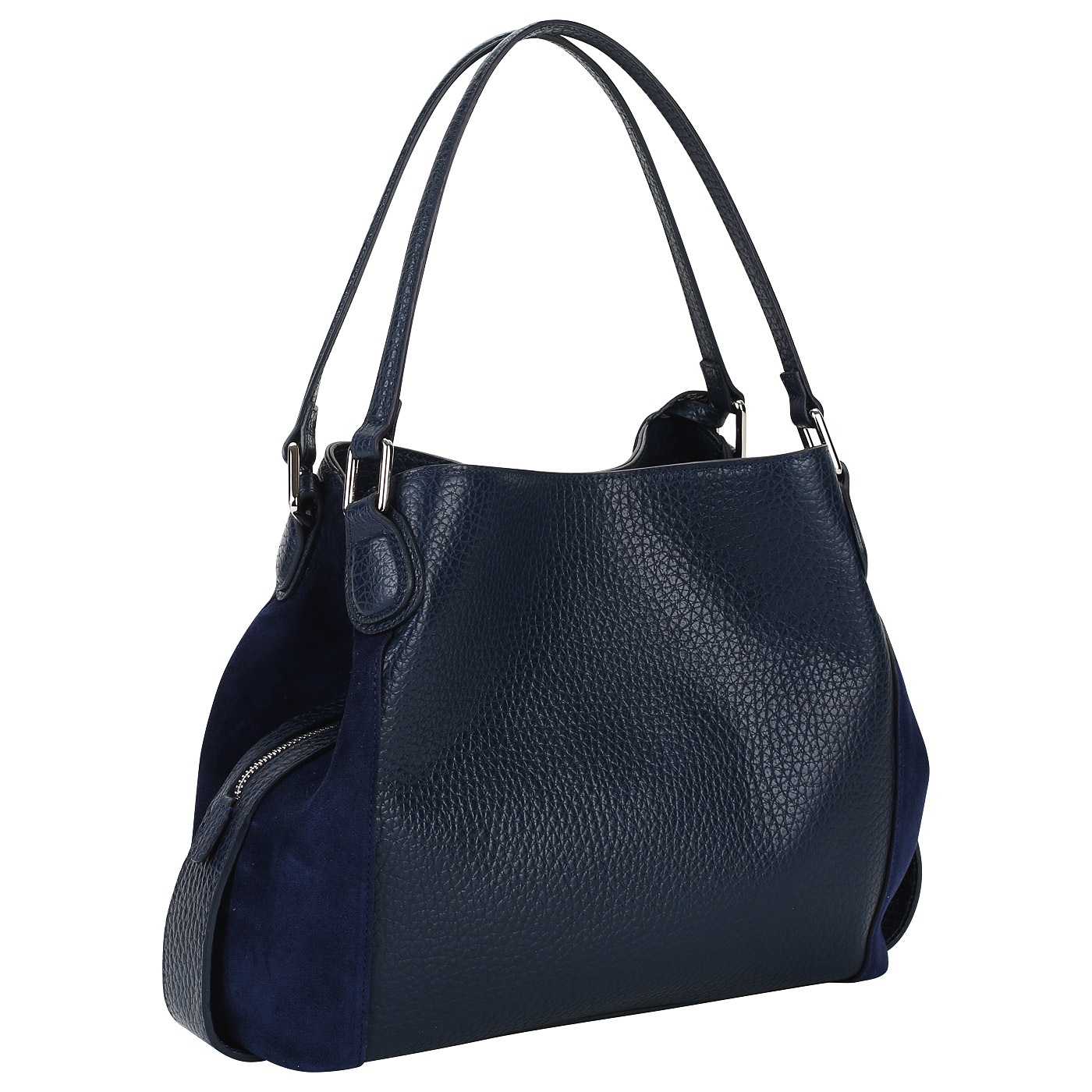 Сумка из кожи и замши Aurelli 