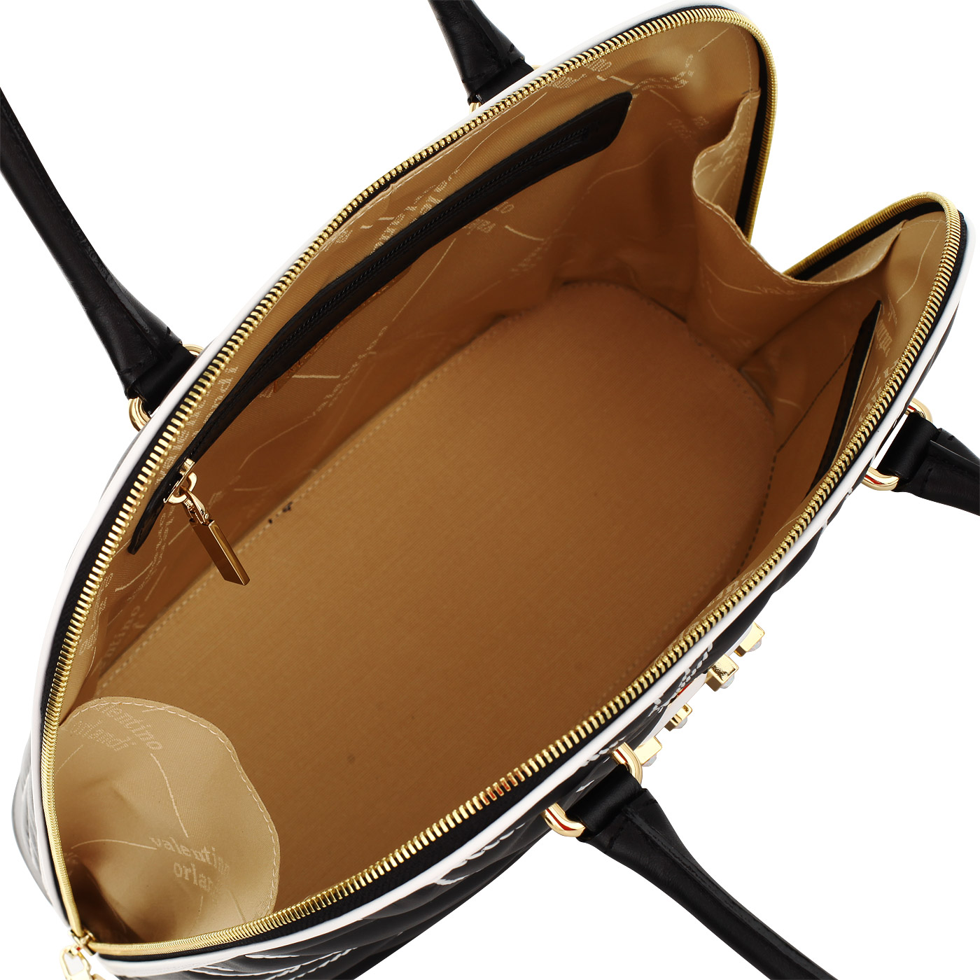 Кожаная сумка с вышивкой Valentino Orlandi Cleo