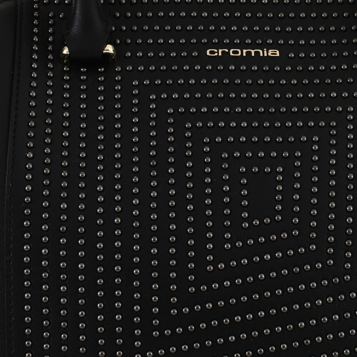 Кожаная сумка с клепками Cromia Royal