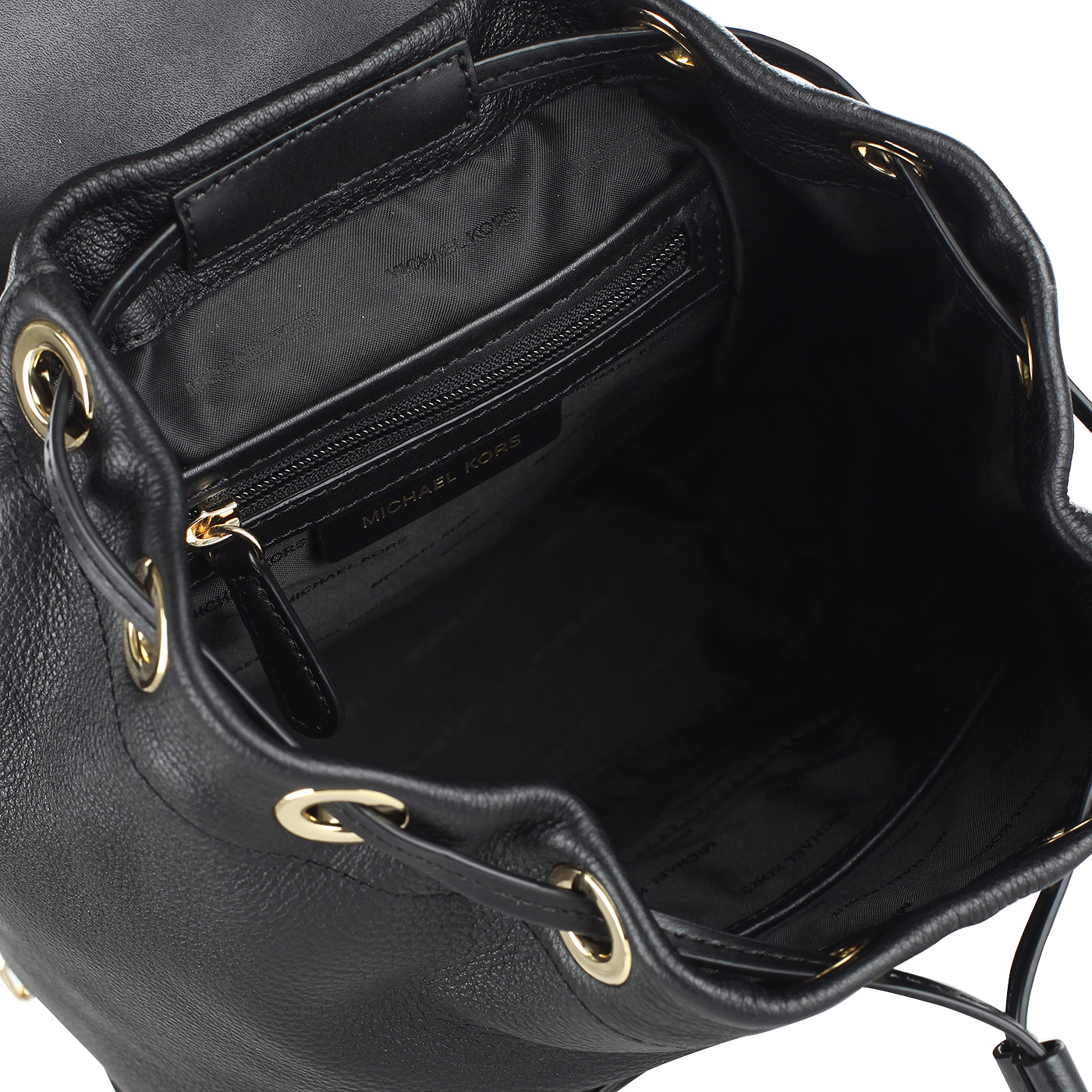 Черный рюкзак с откидным клапаном Michael Kors Mott