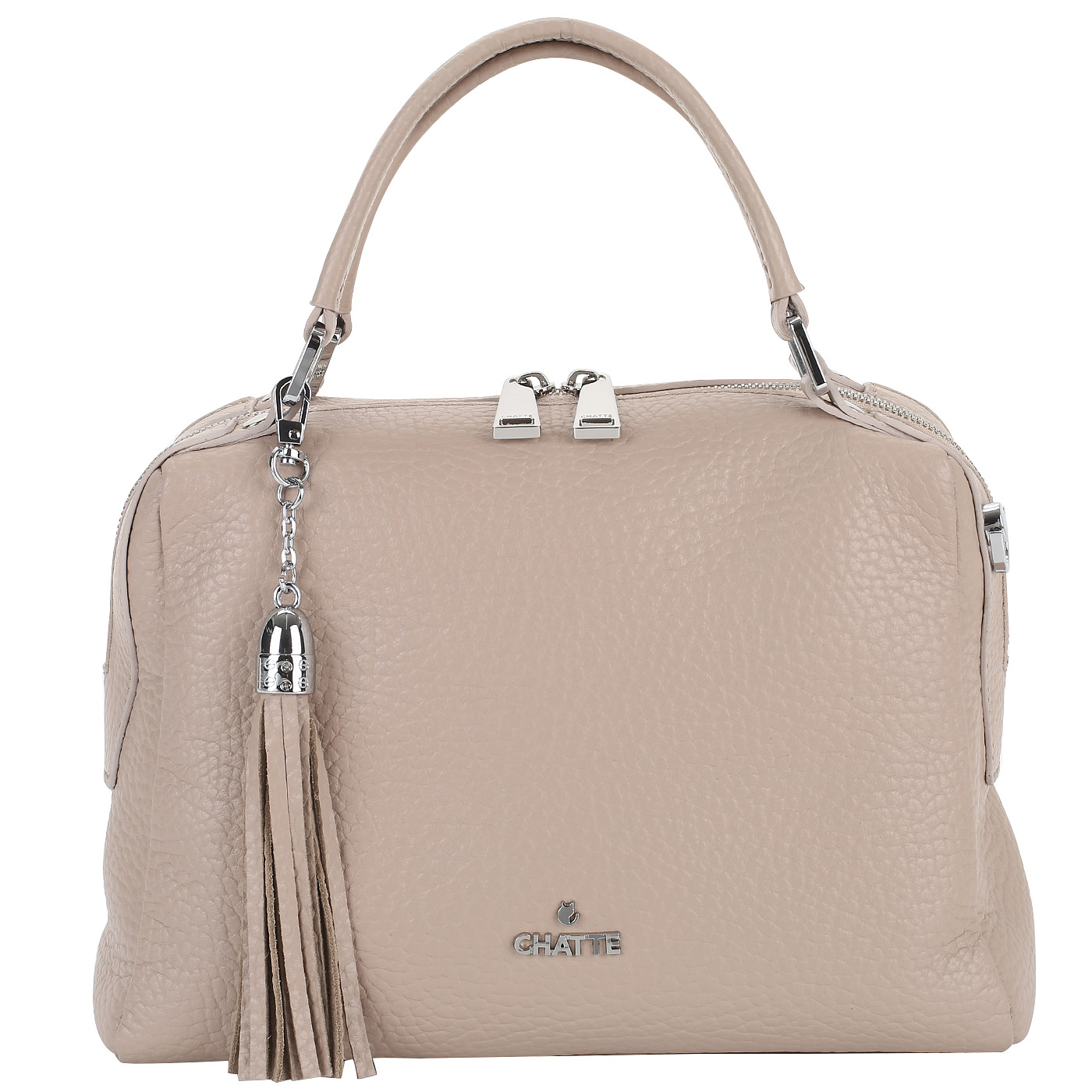 Chatte Розово-бежевая сумка