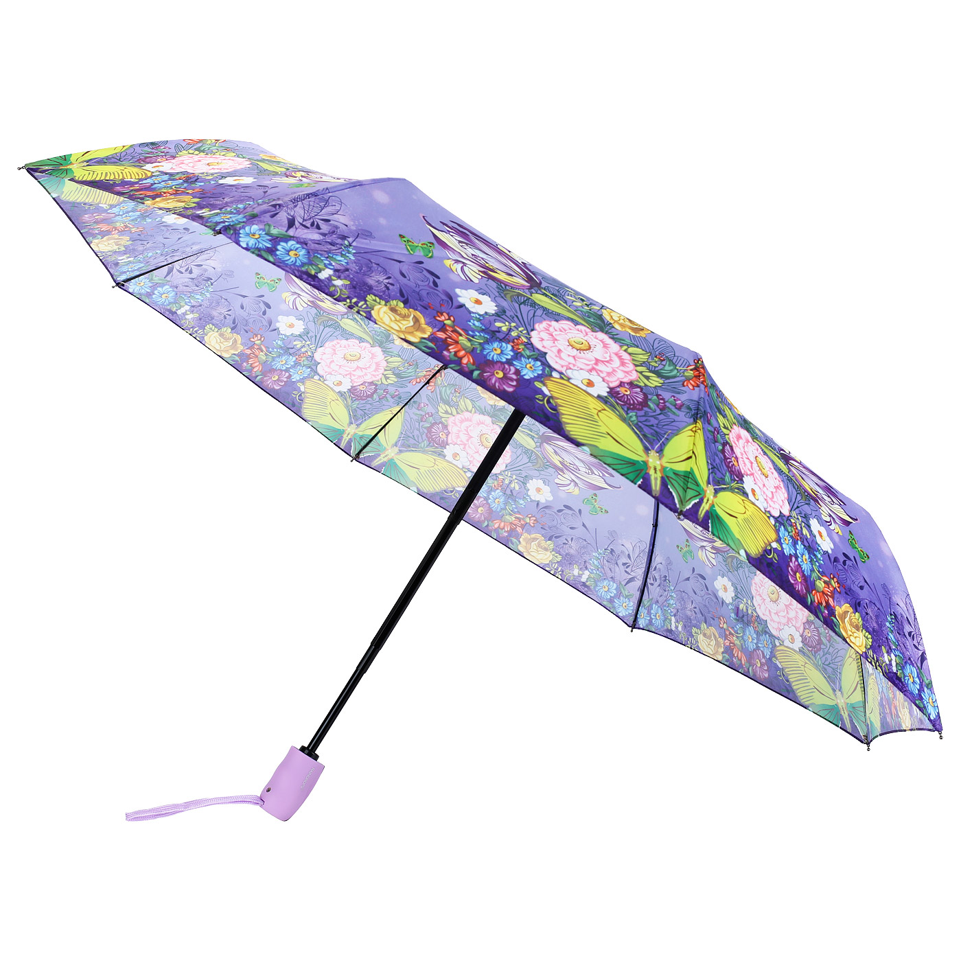 Складной зонт с системой антиветер Raindrops 