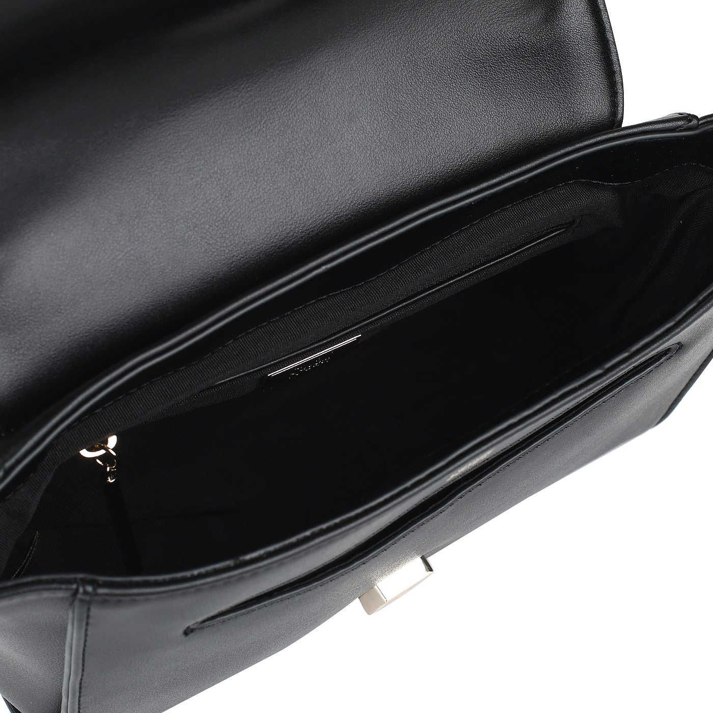 Компактная черная сумочка Cavalli Class Fall snake 3D