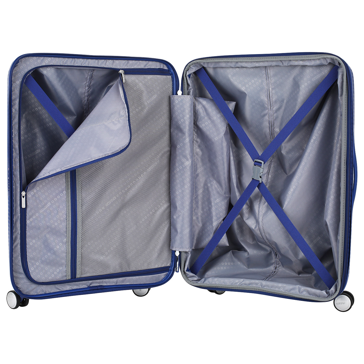 Чемодан средний M из полипропилена с кодовым замком American Tourister Soundbox