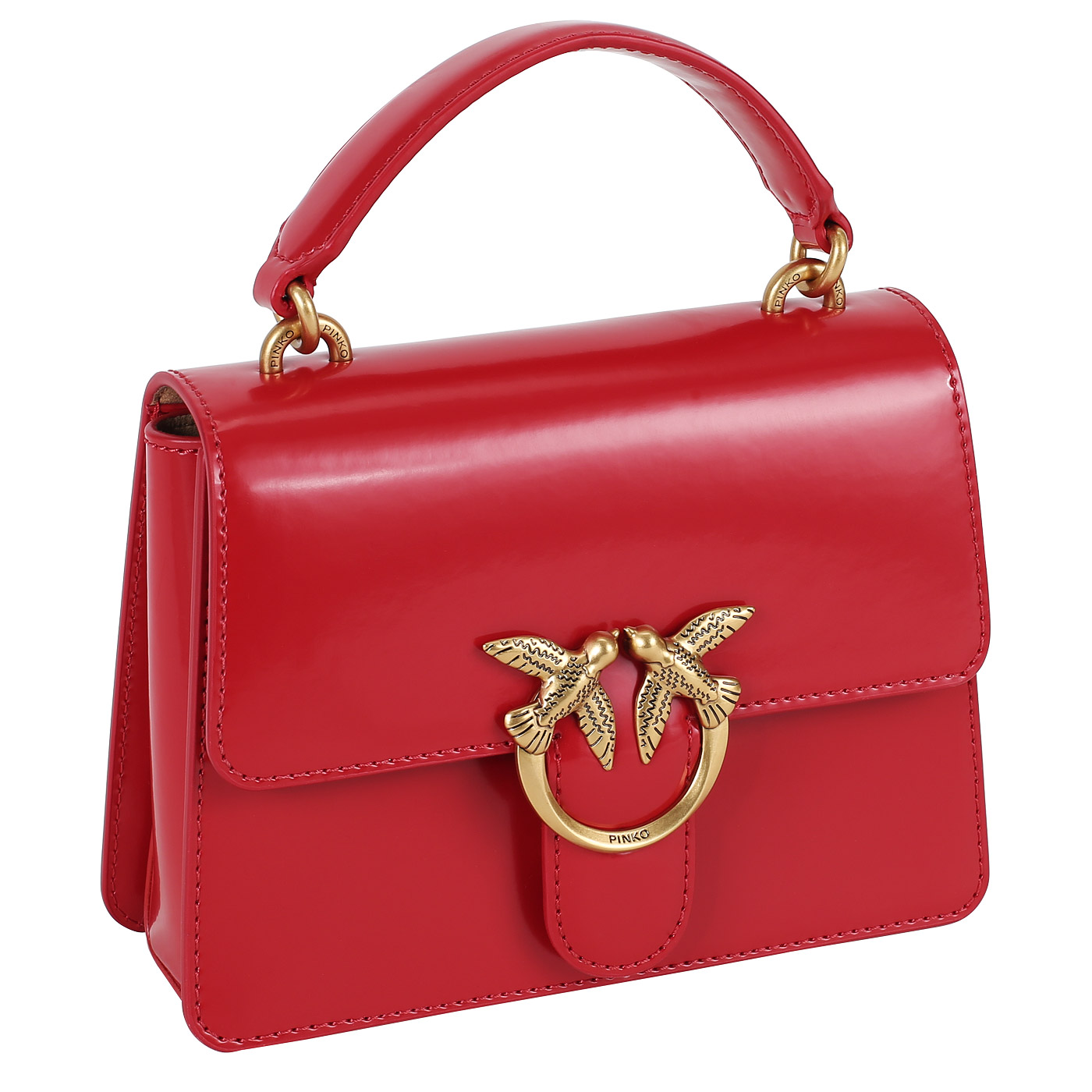Кожаная сумка Pinko Love One