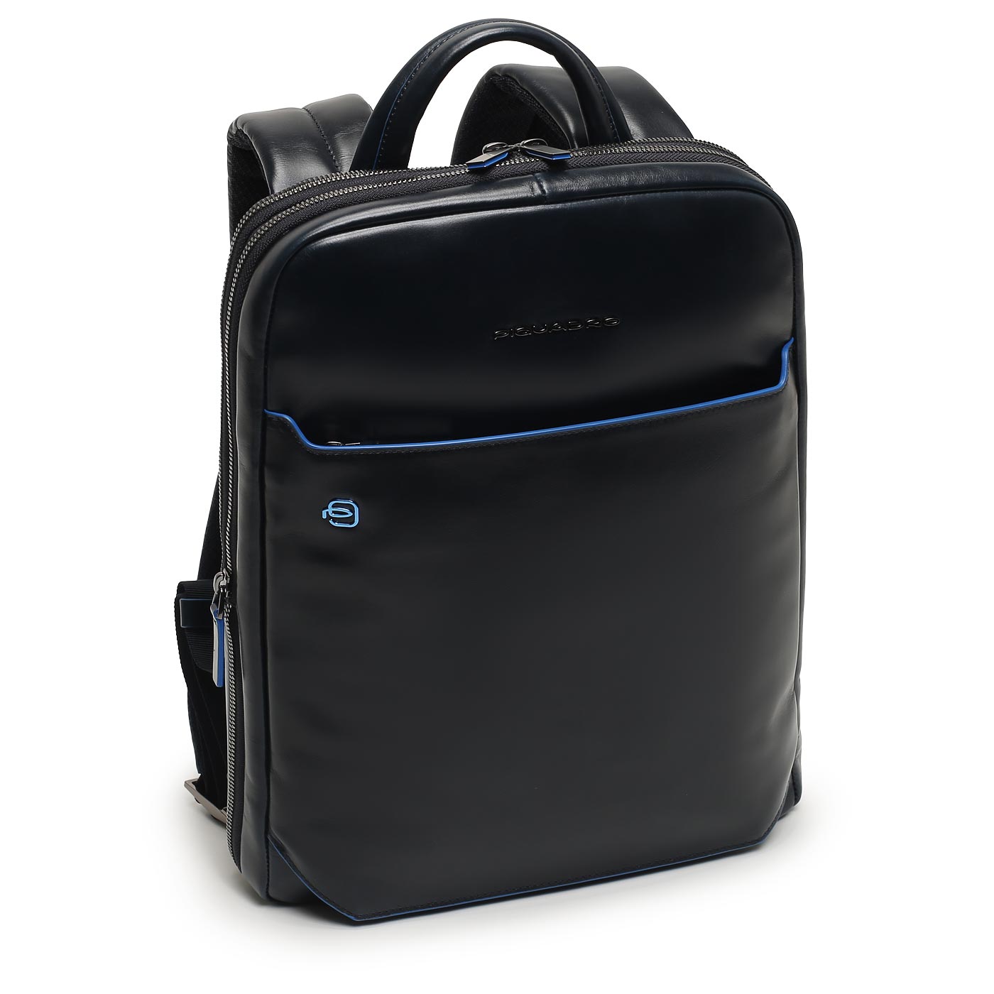 Кожаный рюкзак Piquadro Blue square