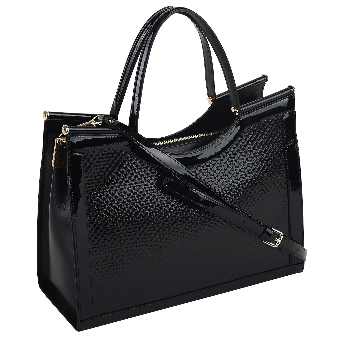 Сумка из тисненой кожи Valentino Orlandi Clarissa