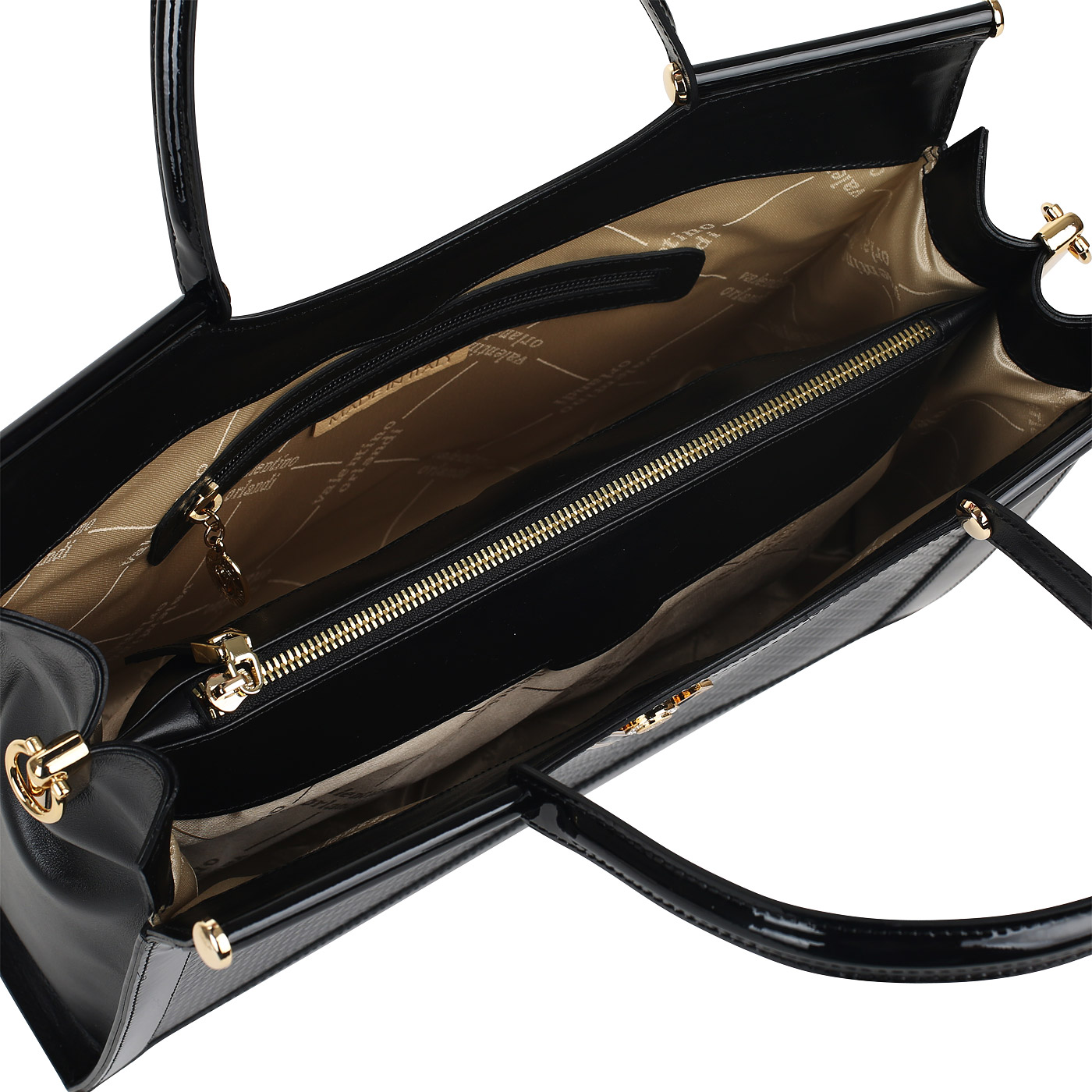 Сумка из тисненой кожи Valentino Orlandi Clarissa