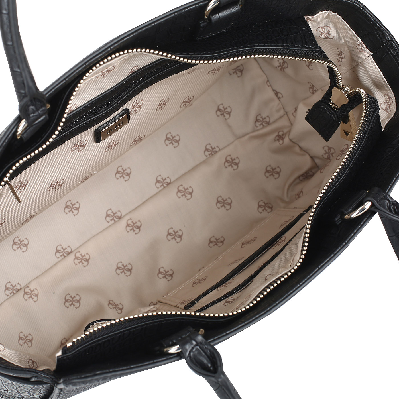 Сумка с отделкой под крокодила Guess Moritz