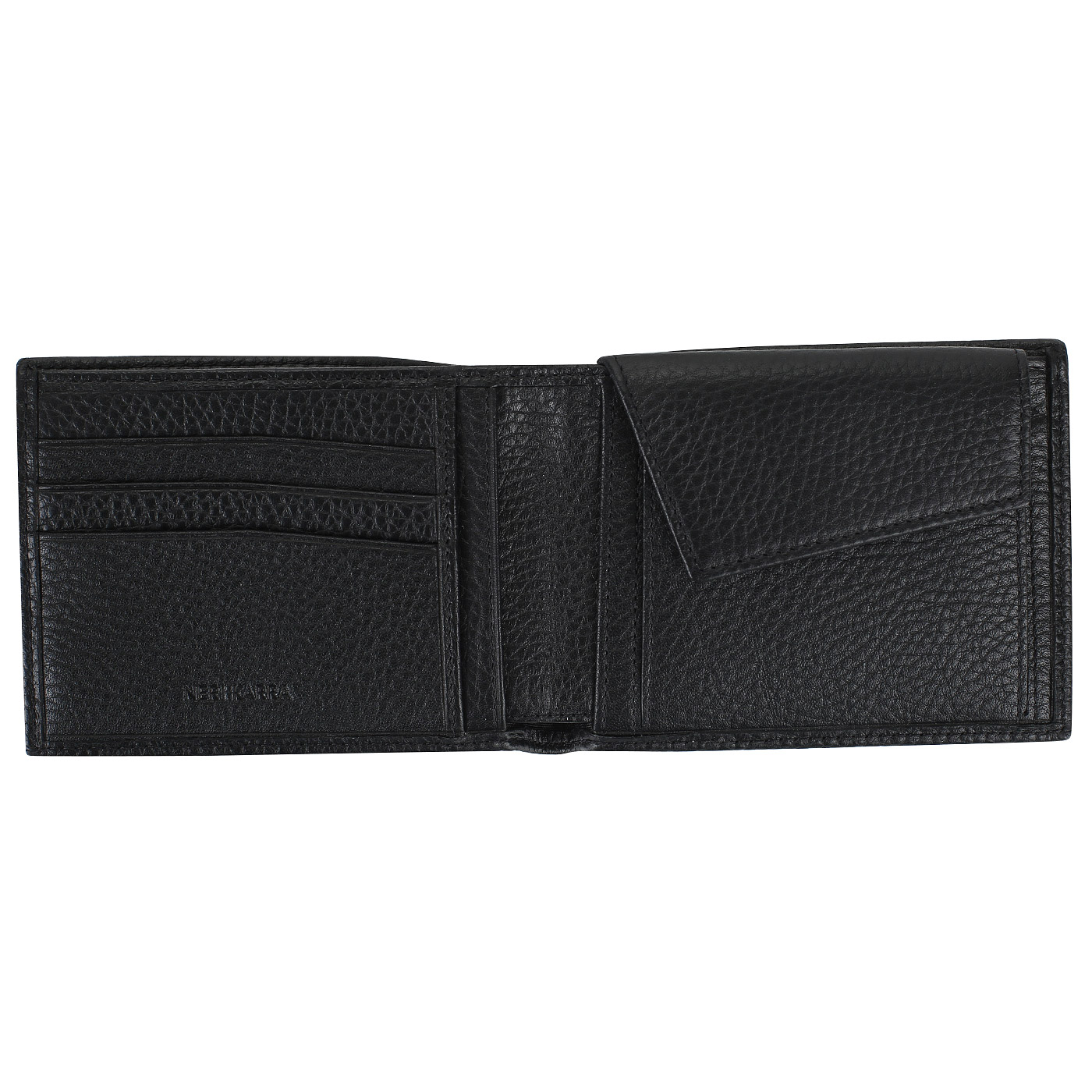 Черное складное портмоне Neri Karra 