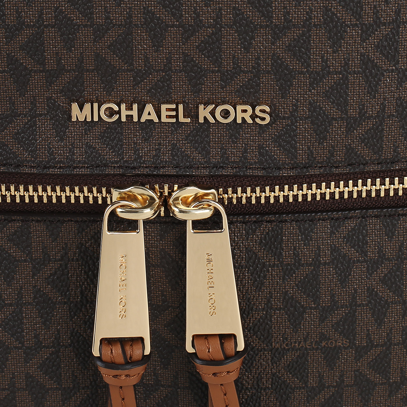 Тисненый рюкзак Michael Kors Rhea Zip