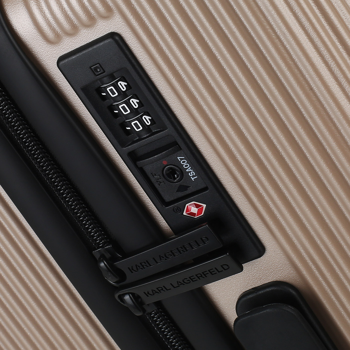 Чемодан маленький S из поликарбоната Karl Lagerfeld Ikonik 2.0