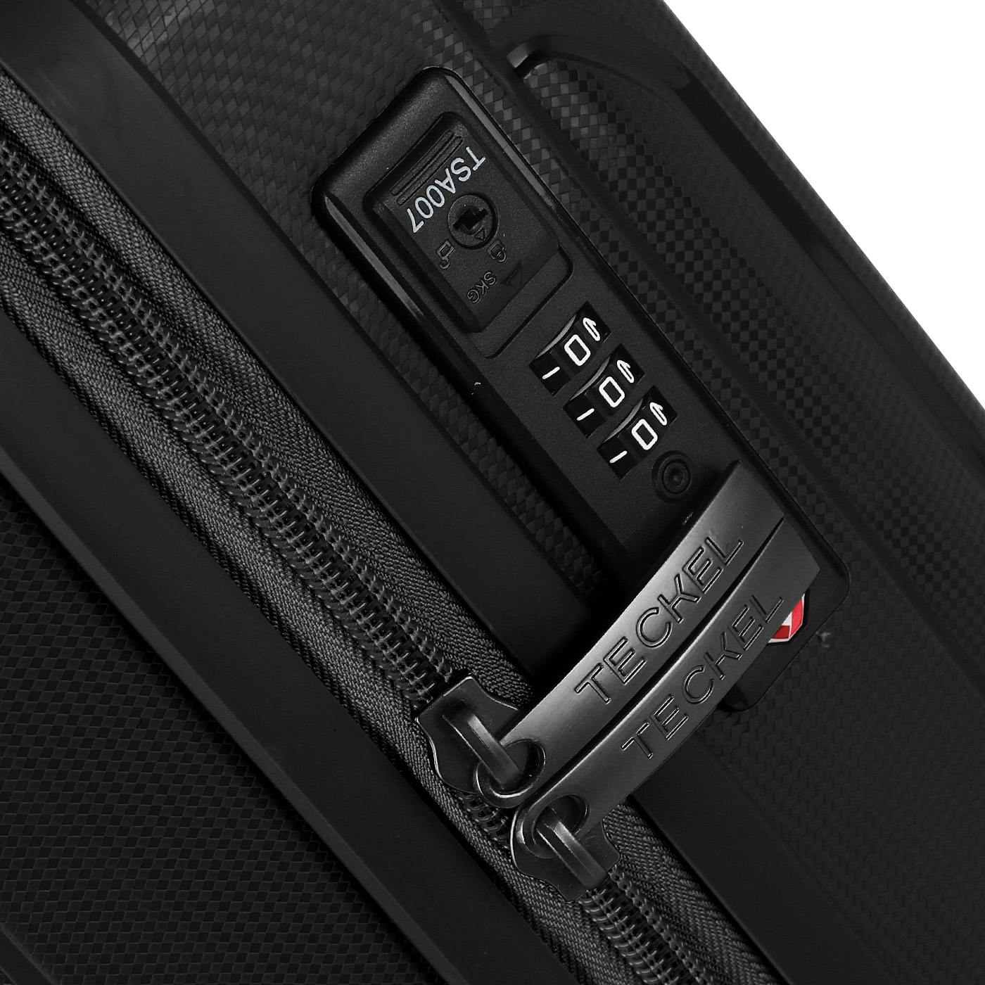 Чемодан маленький S из полипропилена с кодовым замком Teckel Avenue