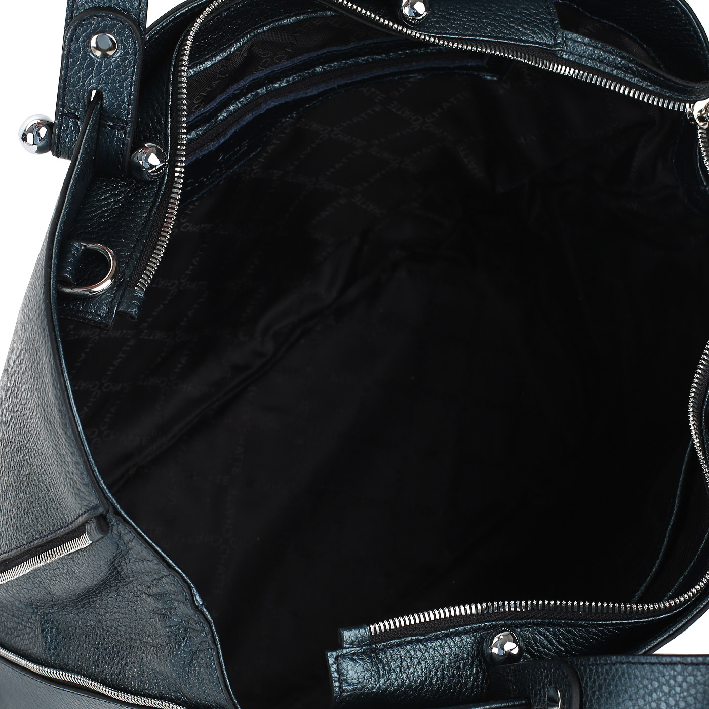 Вместительная кожаная сумка Chatte 