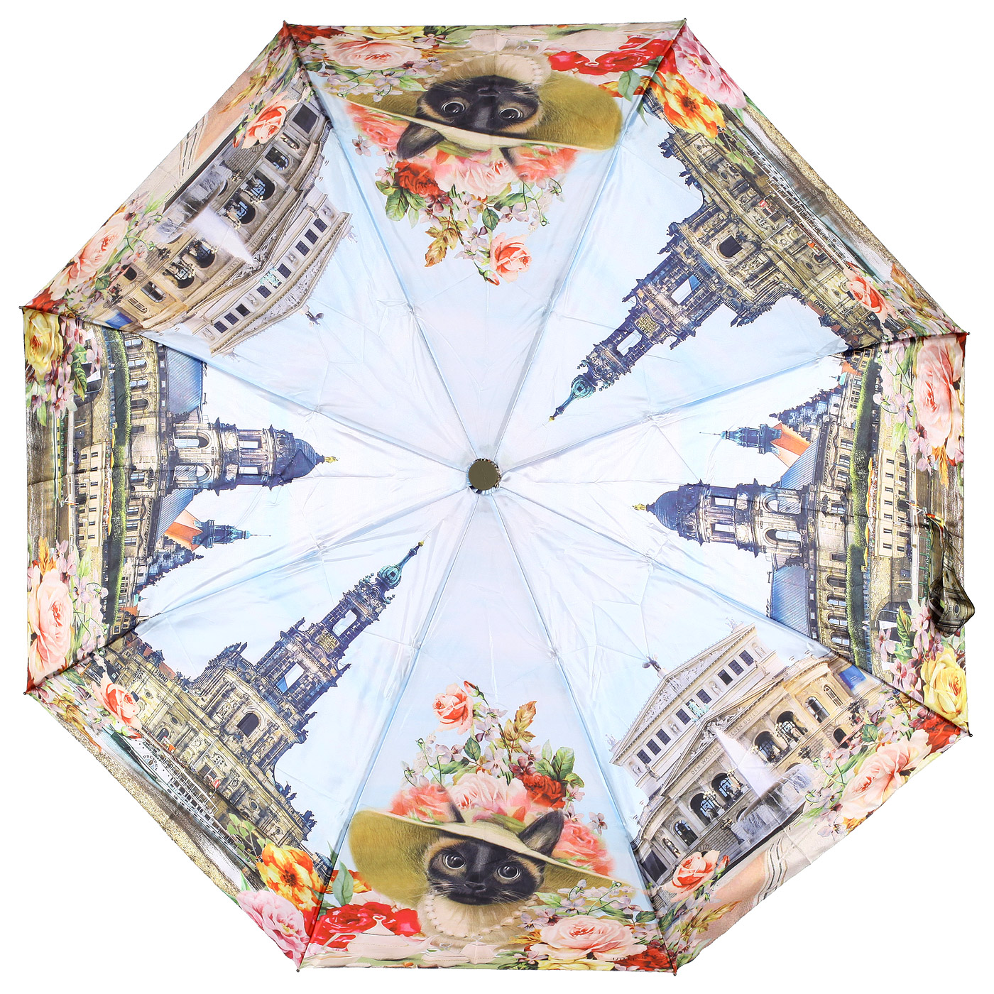 Складной зонт-полуавтомат Uteki 