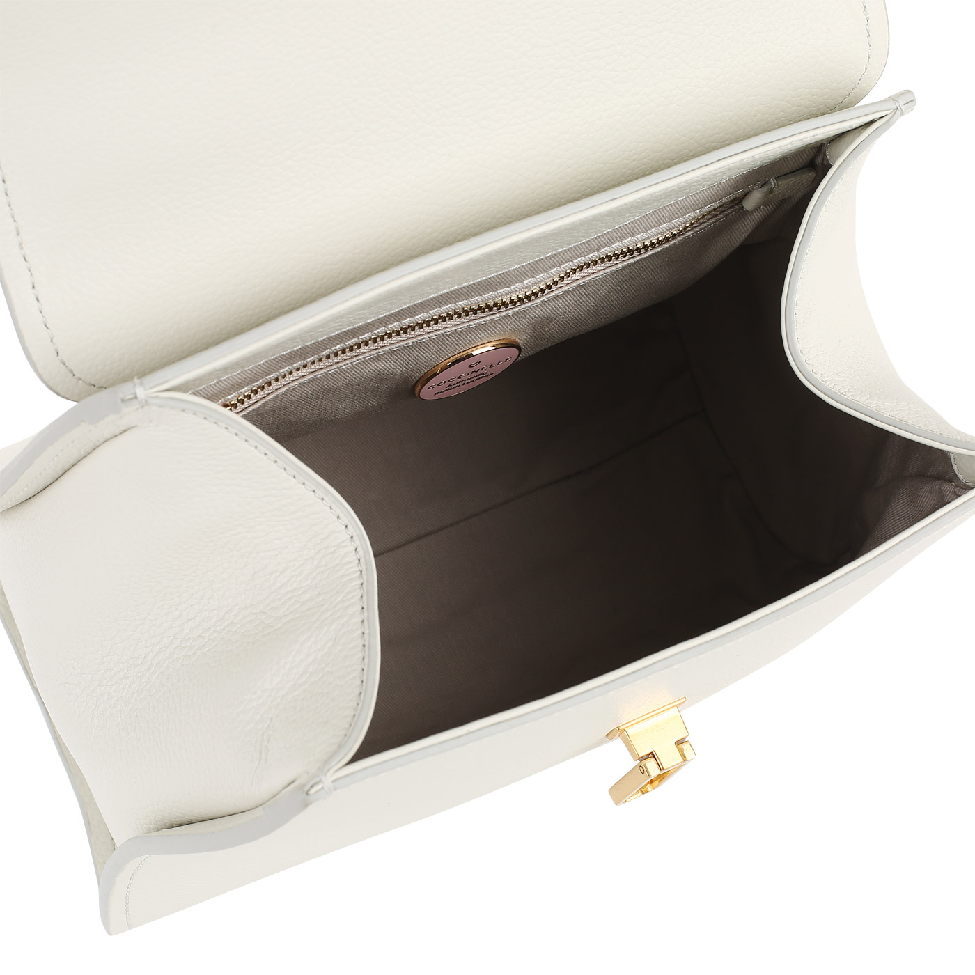 Светло-серая сумка Coccinelle Marvin