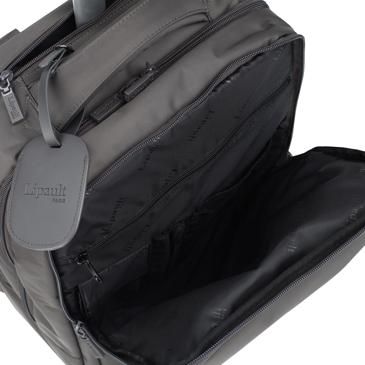 Нейлоновый рюкзак с выдвижной ручкой Lipault Plume Business