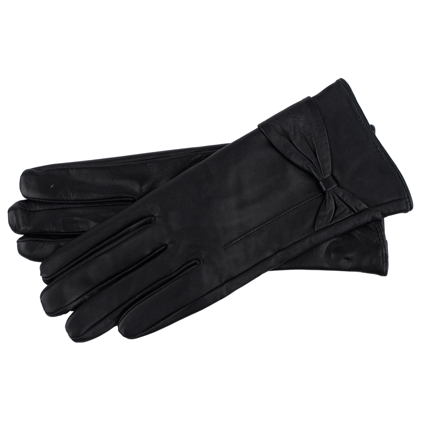 Aurelli Черные перчатки из кожи