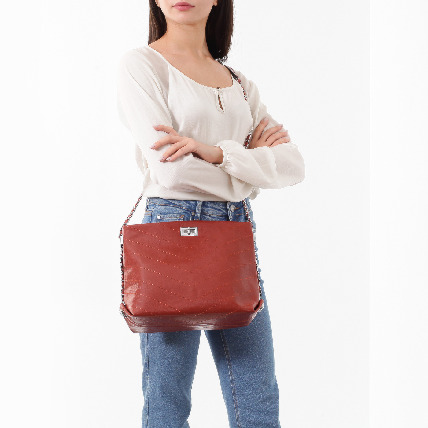 Сумка через плечо на молнии Dispacci 