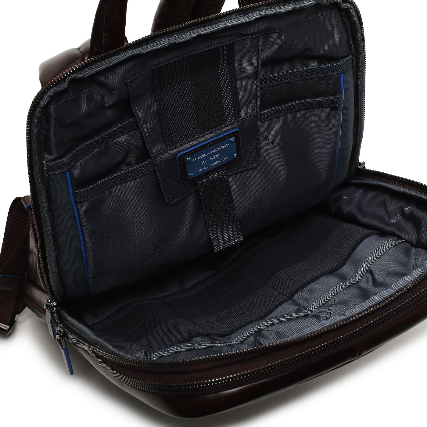 Кожаный рюкзак Piquadro Blue square