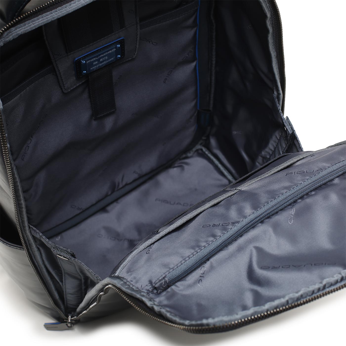 Кожаный рюкзак Piquadro Blue square