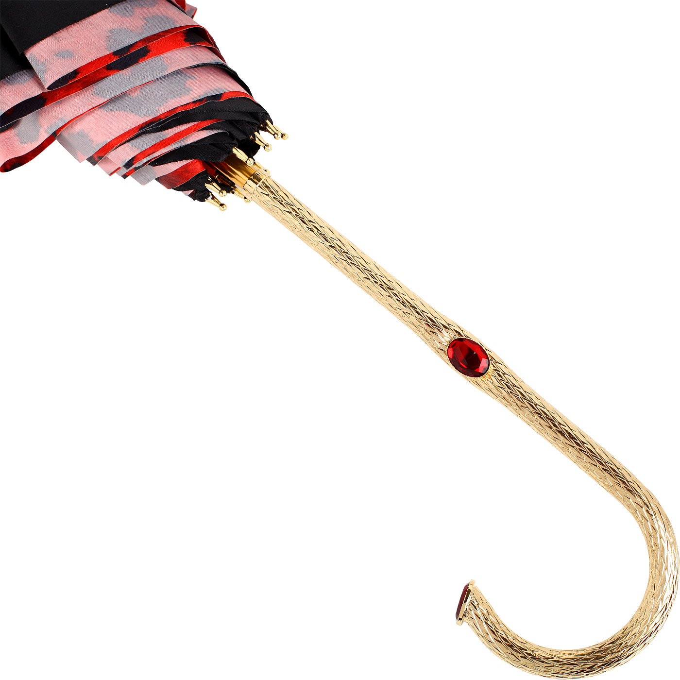 Черный зонт-трость Pasotti 