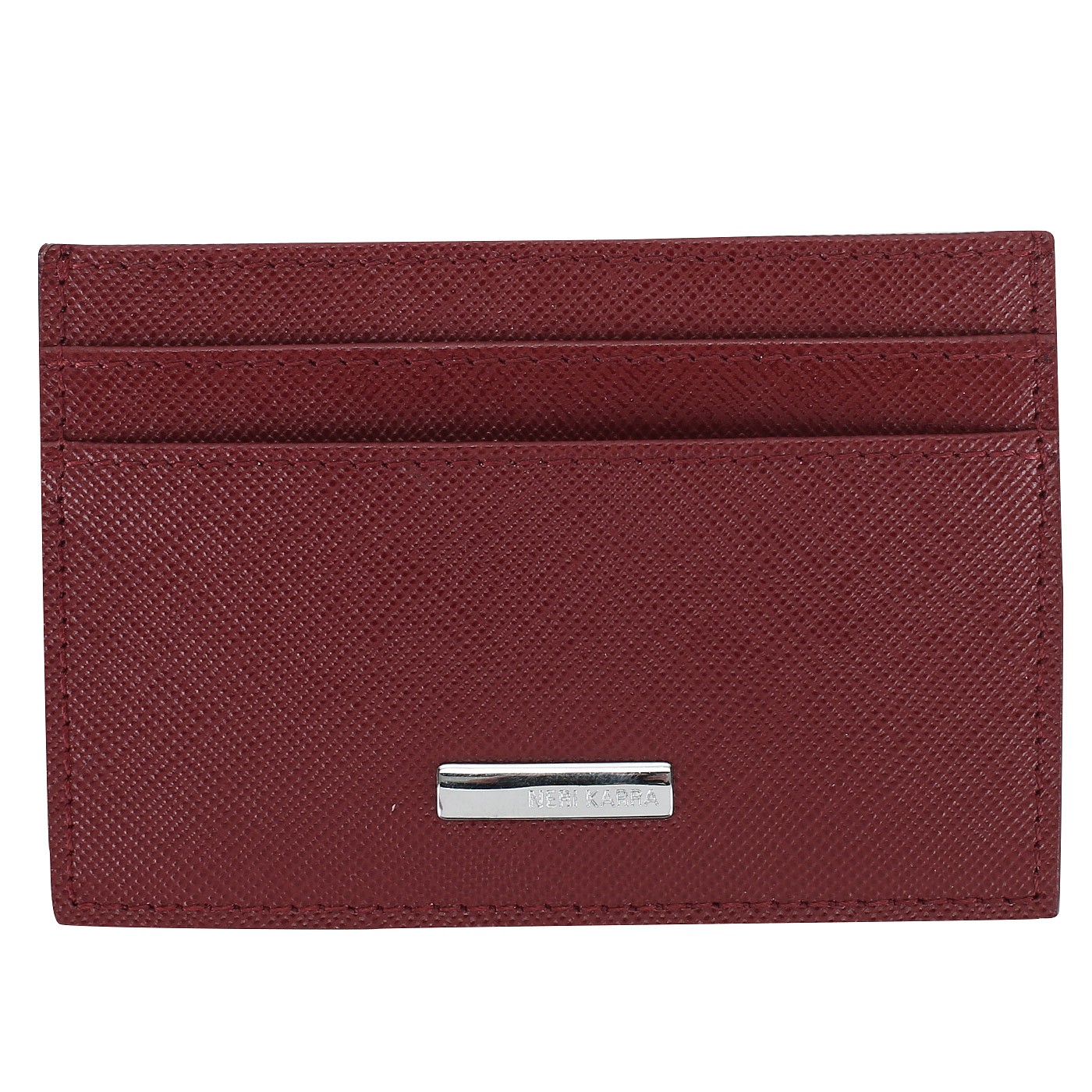 Neri Karra Бордовая визитница