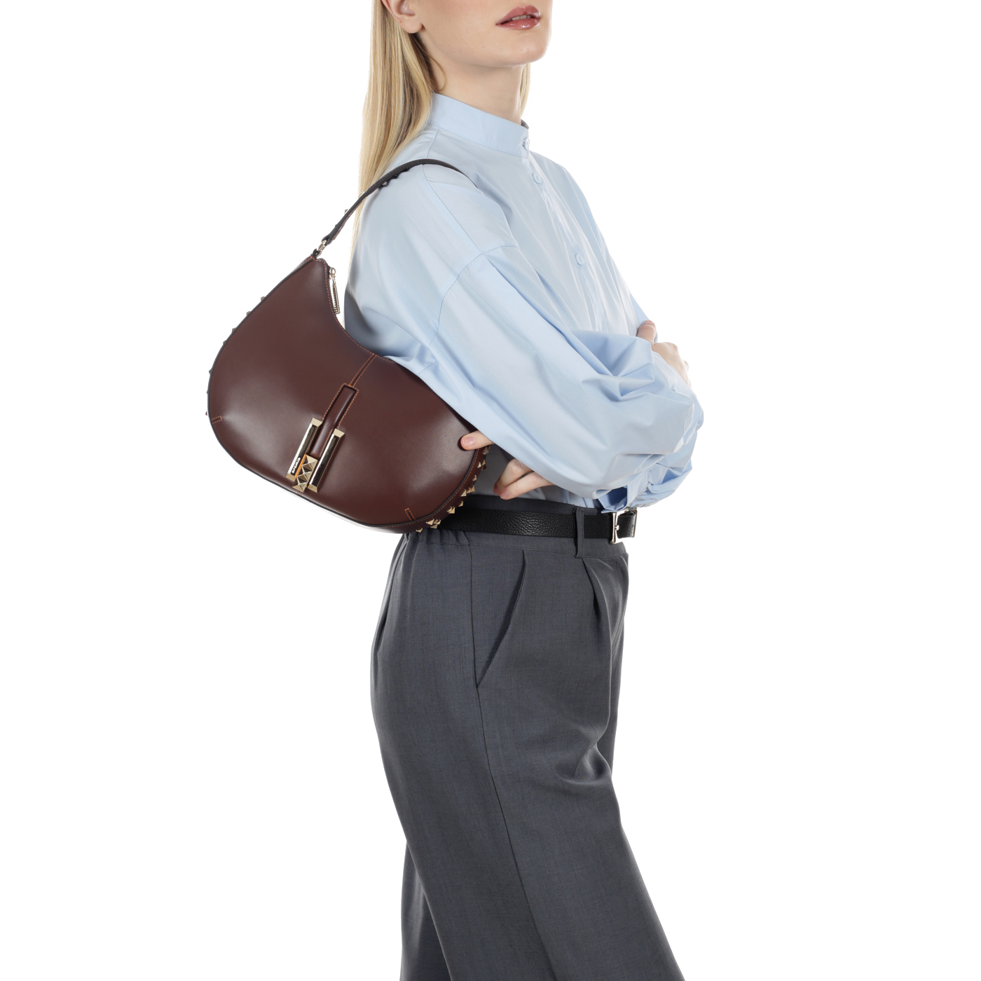 Кожаная сумка Cromia Micol